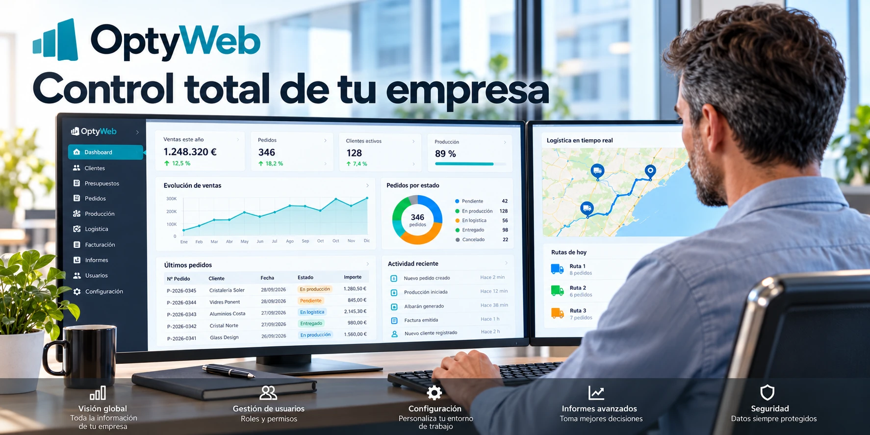 OptyWeb · Interfaz