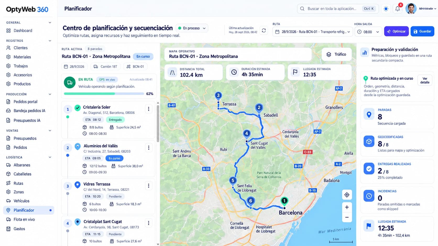 Logistics planner